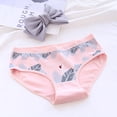 thumbnail image 4 of Bragas de ropa interior de cintura media para mujer, cómodas bragas de ropa interior triangular con parte inferior de algodón, 4 of 11