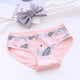 thumbnail image 4 of Bragas de ropa interior de cintura media para mujer, cómodas bragas de ropa interior triangular con parte inferior de algodón, 4 of 8