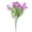 Purple, variant on DAMAI Artificial Outdoor Flowers,2025 New UV Resistant Indoor and Outdoor Artificial Flowers,1pack 7 Bunchs Purple,No Fade Fake Plastic Flowers for Decoration Indoor Outside Garden Wedding (2 pack)