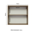 thumbnail image 3 of Gabinete Superior de Cocina Madesa Lux 2 Puertas 70cm MG, 3 of 5