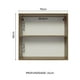 thumbnail image 3 of Gabinete Superior de Cocina Madesa Lux 2 Puertas 70cm MG, 3 of 5