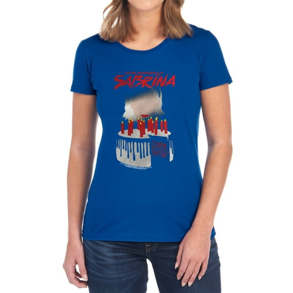 Chilling Adventures of Sabrina Dark Baptism Women's T Shirt, Royal, Small