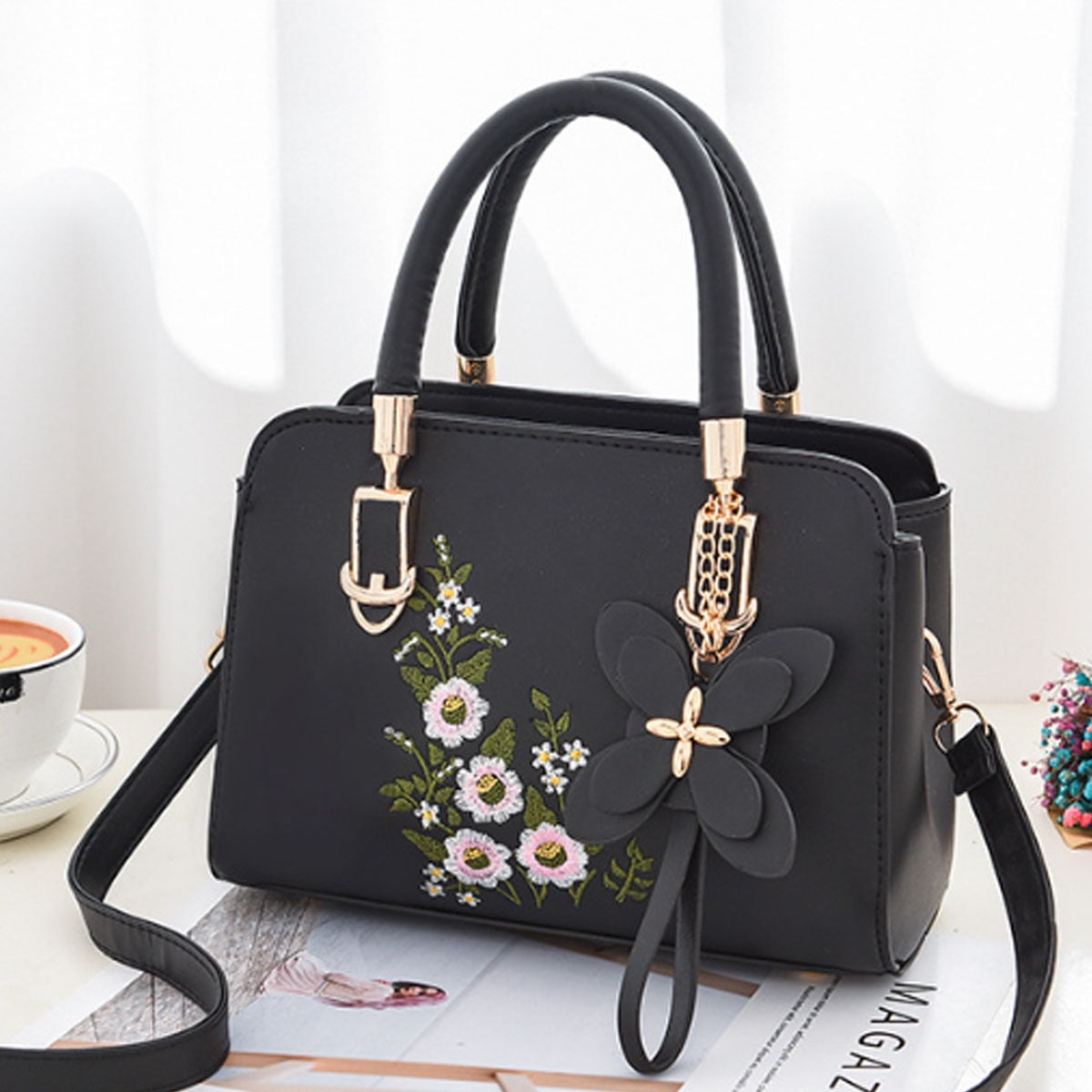 Crossbody Bags for Women Fashion Purses Crossbody and Handbags for Women Ladies Leather Top Handle Satchel Shoulder Bags Small Totes