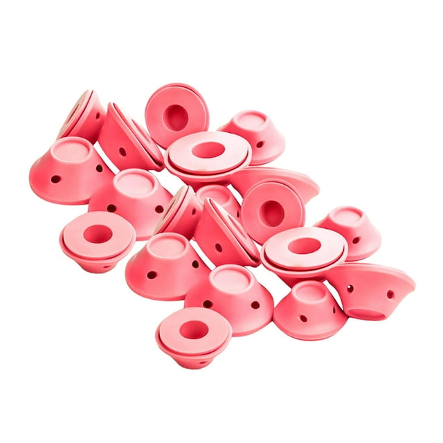 / Small Large Size/ / No Clip/ Perm Rods Perming ers y Wavy Rod for Beauty Hairdressing Styling Hair - Pink