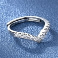thumbnail image 4 of Fiudx Anillo de Moda, Elegante Banda Artesanal de Cobre, Anillo Ajustable para Dama, Joyería Elegante para Las Cuatro Estaciones, Regalo de Cumpleaños de Boda, para Mujeres y Niñas, Diseño Suave y Ex, 4 of 7