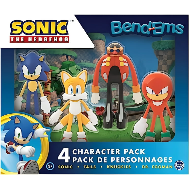 TCG Bend'ems Sonic The Hedgehog Classic Action Figure Set - 4-in-1