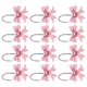 thumbnail image 1 of Injueey Ganchos de lazo rosa para cortina de baño elegantes, ganchos de ducha de acero inoxidable para cortina de resina, juego de ducha. Accesorios de baño, 1 of 6