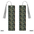 thumbnail image 2 of Kdxio Lilies Flowers Print Metal Tassel Bookmarks,Perfect Gift for Art Lovers and Bookworms Metal Bookmarks for Women, 2 of 8