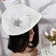 thumbnail image 5 of Millinery Hat Base Linen Fascinator Hat Base Millinery Women Hat Making Supply for DIY Party Wedding, 5 of 9