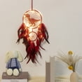 thumbnail image 3 of Dserhfy Dinosaur Dream Catcher Ornament Kids Faux LED Light Feather Dream Catcher Handmade Home Decor Birthday Gift, 3 of 7