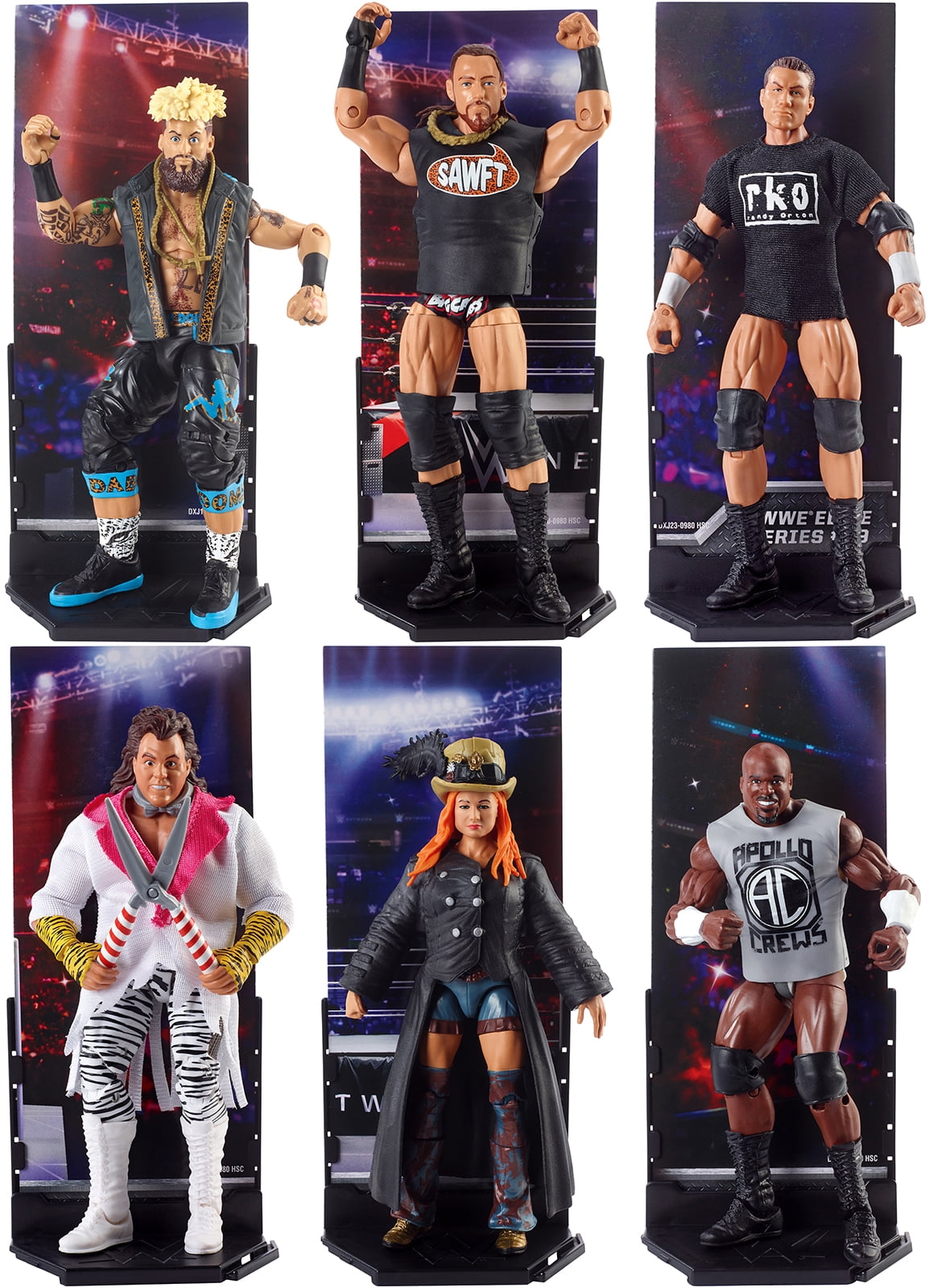 Wwe Elite 49 Complete Set Of 6 Toy Wrestling Action Figures Walmart Com