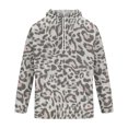 thumbnail image 5 of men's leopard print hoodie, retro animal print pullover sweatshirt, vintage casual hooded top with pocket, brown cheetah pattern fleece jumper, streetwear graphic hoodie for men, cozy winter warm, 5 of 7