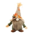 thumbnail image 2 of Vintage Faceless Gnome Scarecrow Decor, Hand Sewn Linen & Straw Fall Thanksgiving Tabletop Figurine, Rustic Farmhouse Mantel Window Sill Display Statue, Lazyguy, 2 of 6
