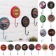 thumbnail image 5 of Hierro Decorativo Ganchos De Pared Rústico Diseño De Tapa De Cerveza Cerveza Decorativa Ropa De Metal Clave Ganchos Para Colgar UNA Soledad Ganchos de pared decorativos, 5 of 10