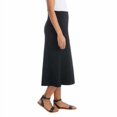 thumbnail image 2 of Hilary Radley Ladies' High Waist Pull On Skirt, Black Medium, 2 of 3