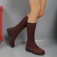 thumbnail image 6 of Yeahitch Boots for Women Knee High Breathable Women's Boots Knitted Stretch Sock Boots Tall Boots, 6 of 8