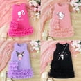 thumbnail image 4 of Vestidos de Barbie para niñas, vestido de princesa sin mangas de color rojo intenso de verano estilo Kawaii de Anime, vestido de fiesta para niños con bolso de hombro, 4 of 4
