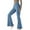 #633 Light Blue, variant on Felirenzacia Women's Active Flared Yoga Leggings, Denim Printed Cross High Waist Yoga Pants with Pockets for Gym and Training, S-4XL