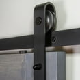 thumbnail image 3 of Ageless Iron Bd_Kit_Flpull Rustic Black Iron 78-3/4" Barn Door / Sliding Door Hardware, 3 of 5