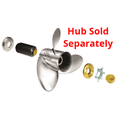 thumbnail image 2 of Solas 9453-135-13 Rubex HR4 Stainless Steel 4-Blade Boat Propeller - RH, 13.5 In. Diameter x 13 In. Pitch, 2 of 3