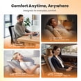 thumbnail image 5 of COSYSKY Neck and Back Massager with Heat, Back Massager for Chair with 3D Deep-Kneading Shiatsu, Gifts for Women and Men, 5 of 11