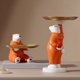thumbnail image 2 of Resina Confesar Figuras Bandeja Estatua R -a, 2 of 3
