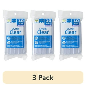 AdTech Crystal Clear Hot Glue Sticks, 3 Pack (30 Sticks)