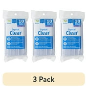 (3 pack) AdTech Crystal Clear Hot Glue Sticks, Full Size 4" x .44" ,10 Sticks