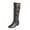 Black, variant on asddcavvf High High Knee Riding Boots Boots Heels Flat Winter Women's Women's Boots
