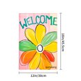 thumbnail image 4 of Amhnf Welcome Colorful Flower Garden Flag For Home Outdoor Garden Yard Decor 12x18 inch, 4 of 5