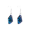 thumbnail image 3 of Juego de aretes y cadena con dije corte DeArt, plata mexicana ley .925, Azul Bermuda, 3 of 5