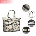 thumbnail image 2 of Pioneer Flower Floral Print Pattern Travel Tote Bags for Women Carry On,Large Weekender Bags for Women Travel,Multi Functional Duffle Bag for Work,Shopping,Sports, 2 of 5