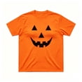 thumbnail image 3 of CONFREE Halloween Mens Short Sleeve Tshirts Crew Neck Hallowmas Pumpkin Face Graphic Lightweight T-Shirts, 3 of 7