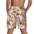thumbnail image 4 of Uemuo Sunflowers And Butterflies Pattern Mens Swim Trunks Quick Dry Board Shorts with Mesh Lining, Stretch Beach Shorts Quick Dry No-Chafing Board Shorts-Large, 4 of 9