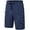 NavyBlue, variant on Satankud Mens Knit Plaid Casual Cargo Shorts Zipper Pockets Quick Dry Elastic Waist Cargo Outdoor Hiking Shorts Black-38