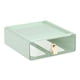 thumbnail image 3 of Organizador de escritorio apilable, estuche para joyas portátil y resistente al polvo. Verde, 3 of 9
