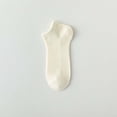 thumbnail image 4 of CheerKidz Women's Mesh Low-Cut Ankle Socks Breathable Thin Short Socks Soft Pastel Colors Casual Daily Wear Gentle Warm-Weather Socks Multi Color Assortment (Beige, Free Size)., 4 of 5
