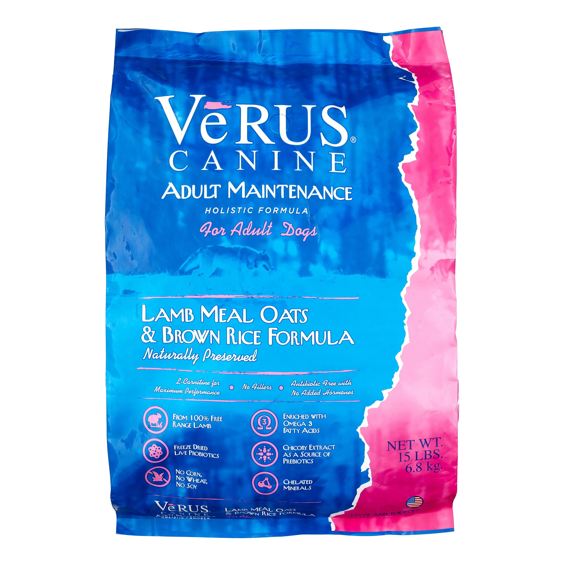 Verus Adult Maintenance Lamb Meal, Oats & Brown Rice Recipe Dry Dog