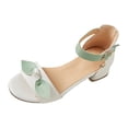 thumbnail image 6 of MZXELPRJD Little Girl Sandals Size 13 Girls Wedge Sandals Toddler Slippers Size 8 Crib Shoes Girls Girl Shoes Size 1 Infant Shoes Kids White 10-10.5 Years, 6 of 6