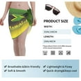 thumbnail image 5 of Womens Jamaica Coverups Beach Short Sarong Sheer Chiffon Cover Up Bikini Wraps, 5 of 7