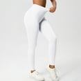 thumbnail image 5 of Dxzfnsa Workout Cargo Leggings with Pockets for Women Hidden Scrunch Butt Lifting Leggings Gym Yoga Pants Yoga Pants Women,White-L, 5 of 7