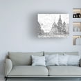 thumbnail image 3 of Melissa Wang 'Russia in Black and White I' Canvas Art, 3 of 4