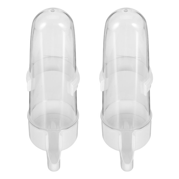 OUNONA 2Ud Alimentador Y Automático Para Periquitos Y Loros Con Estructura Desmontable Para Limpieza Fácil
