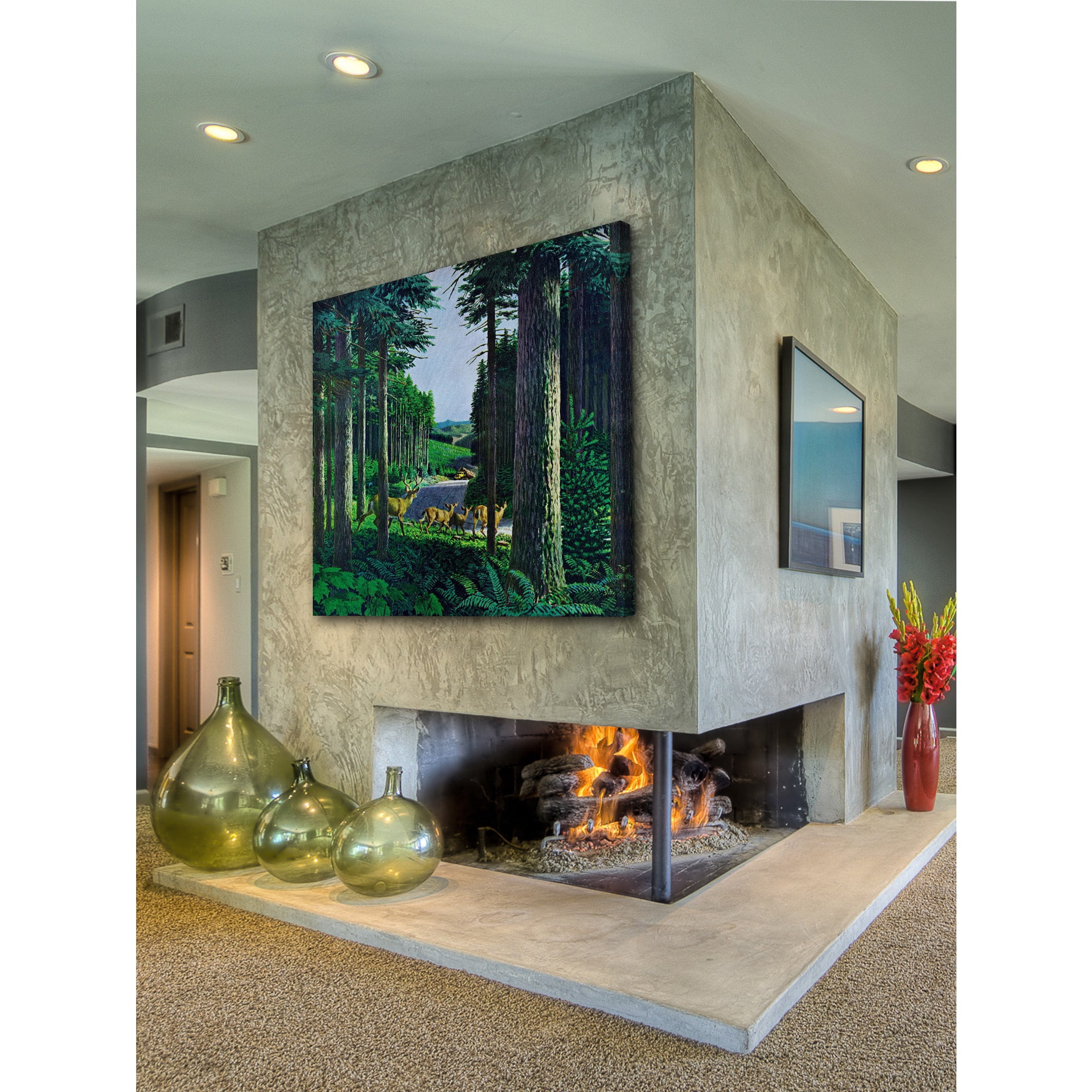 Marmont Hill "Forest Friends" Painting Print on Wrapped Canvas
