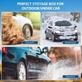 thumbnail image 4 of Magnetic Key Box Under Car Concealed Tool Holder Portable Storage Organizer for Security Labels Spare Keys 28x12x7cm, 4 of 7