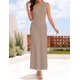 thumbnail image 2 of Vestido largo ZESICA 2025 de verano con estampado floral de un solo hombro para mujer, 2 of 9