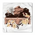 thumbnail image 1 of Japanese Bandana, Cherry Blossom Home, Unisex Head and Neck Tie, by Ambesonne, 1 of 2