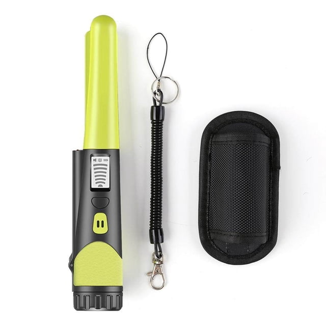 Detector de metales portátil con zumbador, vibración, detector de oro a prueba de agua, sonda buscadora portátil para adultos y niños para explorar al aire libre.