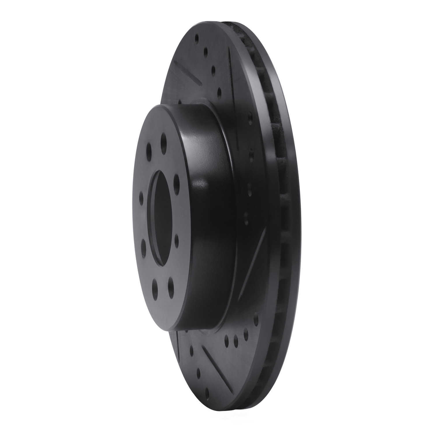 Dynamic Friction Company 633-59015R DFC Brake Rotor - Drilled And Slotted - Black