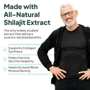 Organics Ocean One-Per-Day Shilajit Supplement – High Potency Formula – 30 Capsules – Skin & Bone Support